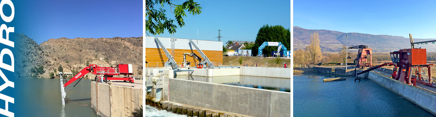 Rechenreiniger - Trash Rack Cleaning Systems - Muhr