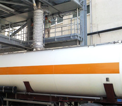 Geschlossene Verladung