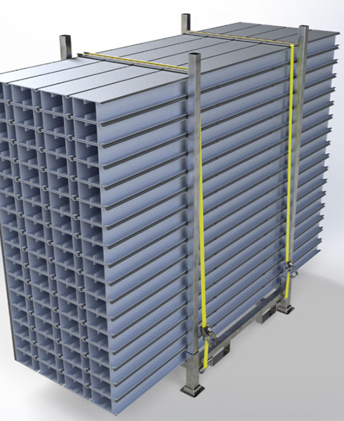 Muhr Hochwasserschutz Lagersystem