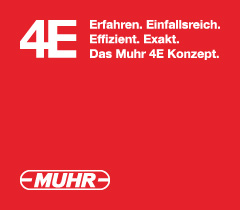 erfahren, einfallsreich, effizien, exakt - das Muhr 4E Konzpet.